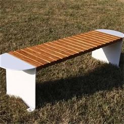 奥雲体育器材制作 铁艺公园椅 塑木休闲椅 可来图定制