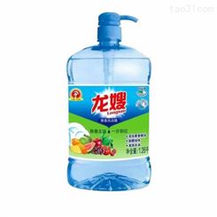 广西北海市洗洁精招商加盟 龙嫂1260g果香透明洗洁精 添加食品用成分