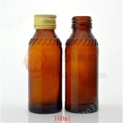 密封口服液瓶包装瓶 药用棕色茶色玻璃瓶 100ml酵素瓶 糖浆瓶