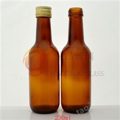 230ml保健品饮料瓶 避光玻璃瓶 棕色口服粹瓶 科研糖浆瓶