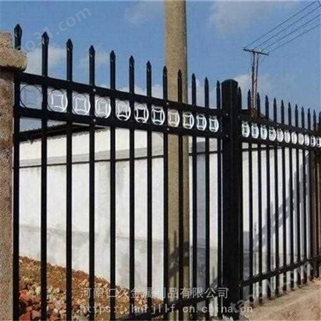焦作孟州锌钢护栏厂家 铁艺锌钢围栏 公路全钢围栏 钢制草坪护栏