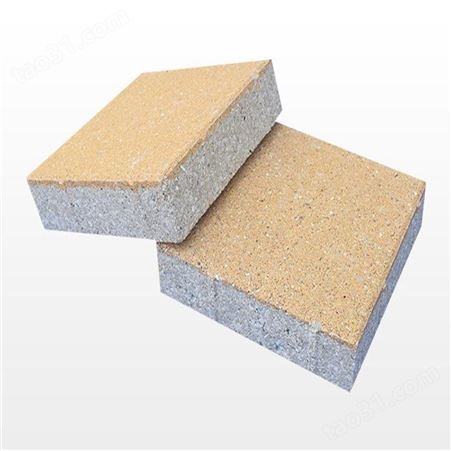 青山陶瓷透水砖厂家 陶瓷透水砖价格 仿石材透水砖 混凝土透水砖-记中工程