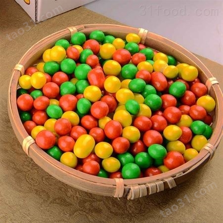 彩色巧克力豆休闲小食品批发市场进货货源