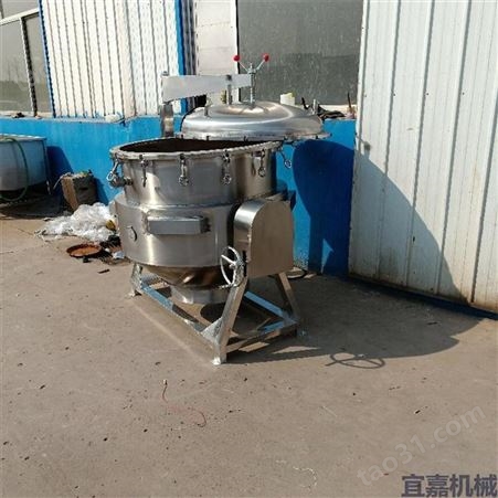 宜嘉机械熟食卤制锅 红薯高压蒸煮设备 粽子蒸煮锅