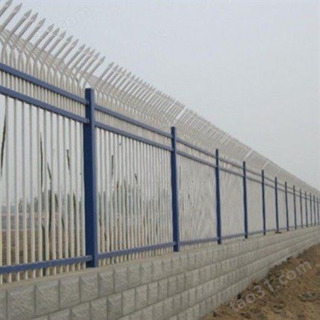 热镀锌钢护栏铁艺围墙栅栏户外小区围栏防护栏幼儿园厂区围栏家用