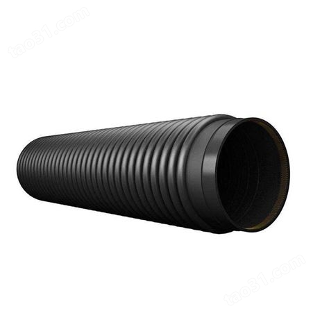 厂家供应克拉管hdpe聚乙烯双壁波纹管 钢带增强螺旋波纹管 排水管