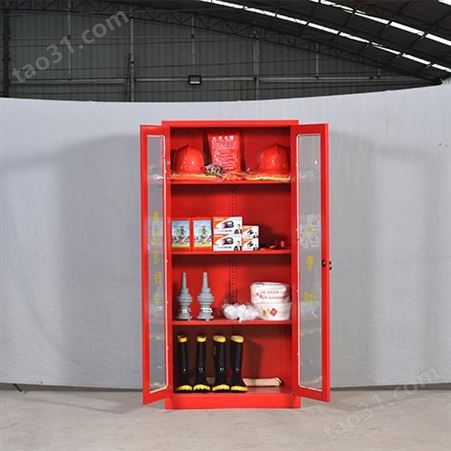 中多浩厂家 消防器材工具柜 消防器材工具箱 红色消防柜