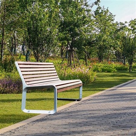带靠背长椅 广场铸铝凳休闲椅 定制户外公园椅