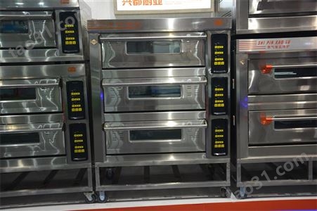 两层四盘电烤箱   披萨店用电烤箱