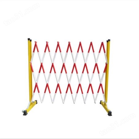 绝缘安全护栏 红白相间醒目安全绝缘栏 轻质免维护临时护栏
