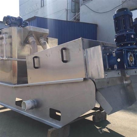 德州鸿喜瑞厂家供应叠螺式污泥脱水机  FB-DSYLJ全自动污泥脱水设备 污水脱离放心产品