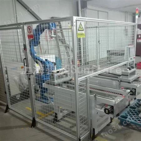 设备安全围栏 车间仓库自动化机械设备透明亚克力围栏加工定做