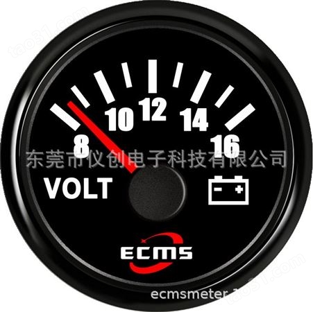 仪创 ECMS 800-00060 供应汽车仪表 车用船用 指针式电压表