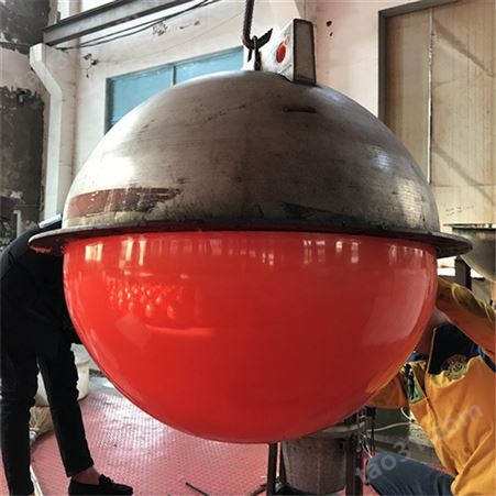 海面船只禁入聚乙烯塑料浮体 天蔚直径800mm双耳警示浮球