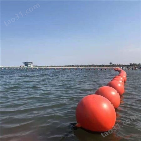 天蔚宁波海上警示区域浮球 警戒线航道航标尼龙绳串联80公分