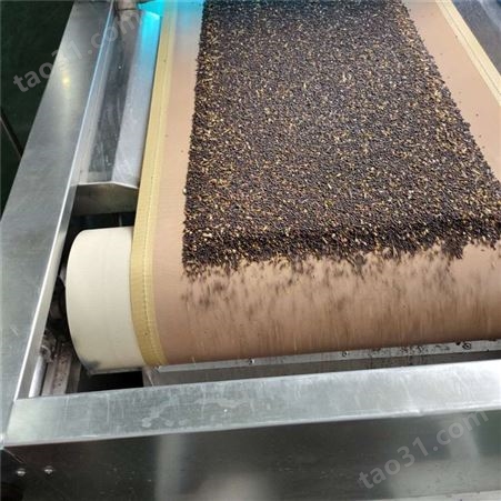 小麦胚芽熟化设备  连续式微波熟化设备