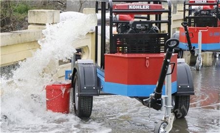 广东液压泵6寸 小型汽油水泵 拖挂式水泵厂家