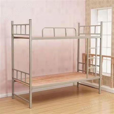 沧州上下铺学生高低床宿舍双层床工地上下床铁架子床