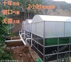 太阳能沼气池厂家直供地上软体沼气池 养殖场小型沼气池安装