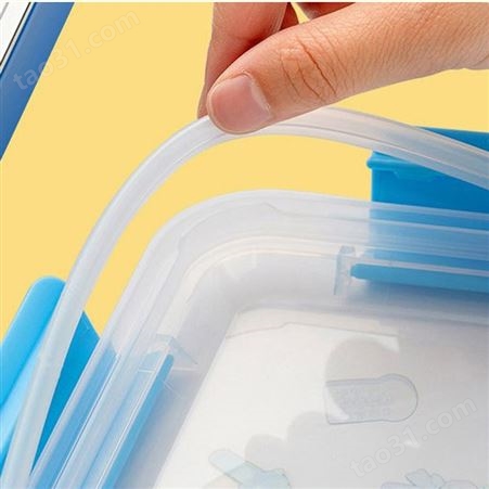 玻璃保鲜饭盒便当盒硅胶密封圈 塑料餐盒防漏圈 长方形胶圈