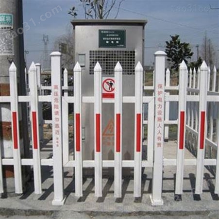 PVC防护栏PVC电力护栏 变压器护栏 塑钢电力安全防护栏杆