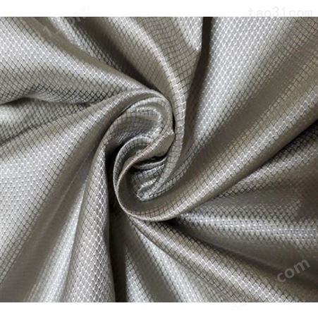 银纤维屏蔽迷彩布 银短纤和棉混纺梭织汗布 棉料批发直供