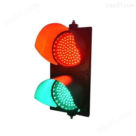 220V小型红圆盘灯供应 国外道路红绿灯 小区岗亭地磅物流红绿灯