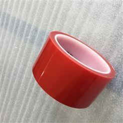 红色高温胶带苏州昆山常熟厂家生产PET耐高温胶带 无锡常州喷涂遮蔽不残胶胶带