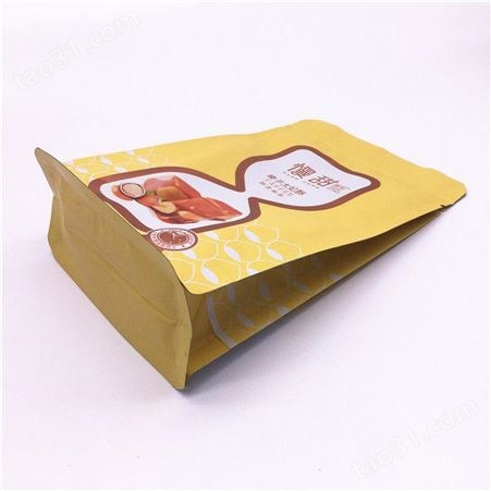 冠科 郑州牛皮纸袋 拉链自立包装 复合彩印包装 厂家定制