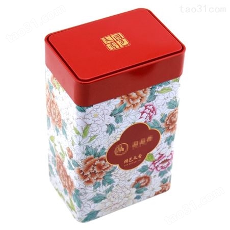 茶叶铁罐制罐厂 福鼎白茶叶铁罐定制 长方形铁盒茶叶盒 麦氏罐业 金属盒包装