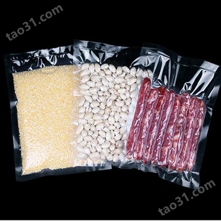 恒硕包装尼龙光面袋24丝28丝光面调料火腿肠食品复合袋塑料真空包装袋