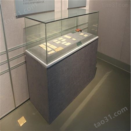博物馆文物展柜 恒温恒湿展柜 低反玻璃平柜 博物馆展柜生产厂家