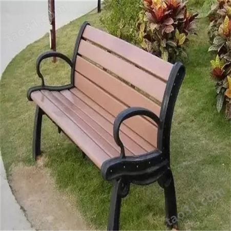 奥雲体育器材制造 玻璃钢休息椅 防腐木休闲椅 按时发货