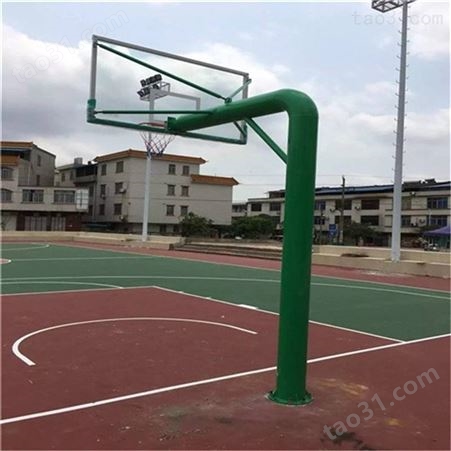 奥雲体育器材制造 玻璃钢篮板 可升降篮球架 抗冲击力强