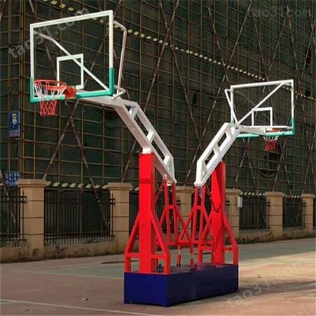 奥雲体育器材制作 室外比赛用 单臂篮球架 维修安装