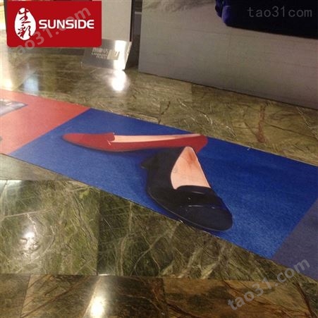 深圳厂家制作地贴商场地铁医院超市防滑可移耐磨3D背胶地贴写真