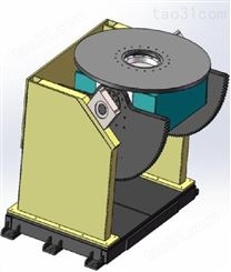 工博士焊接版机器人变位机型号：L型-2，重型倾斜翻转双轴