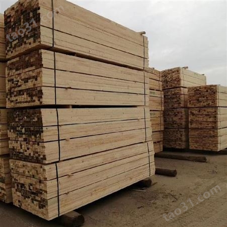 优质工地建筑木方厂家 铁杉木方价格 呈果