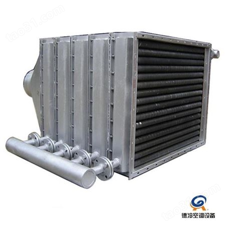 德冷空调生产的SRZ型烘干用散热器采用钢管绕片工艺加工