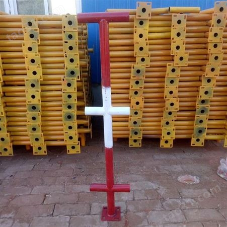 河北厂家供应 临边防护栏立杆 建筑施工临边防护管件 定型化管件