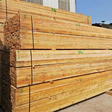 建筑木方 白松建筑木方价格 木材加工厂直供_呈果木业